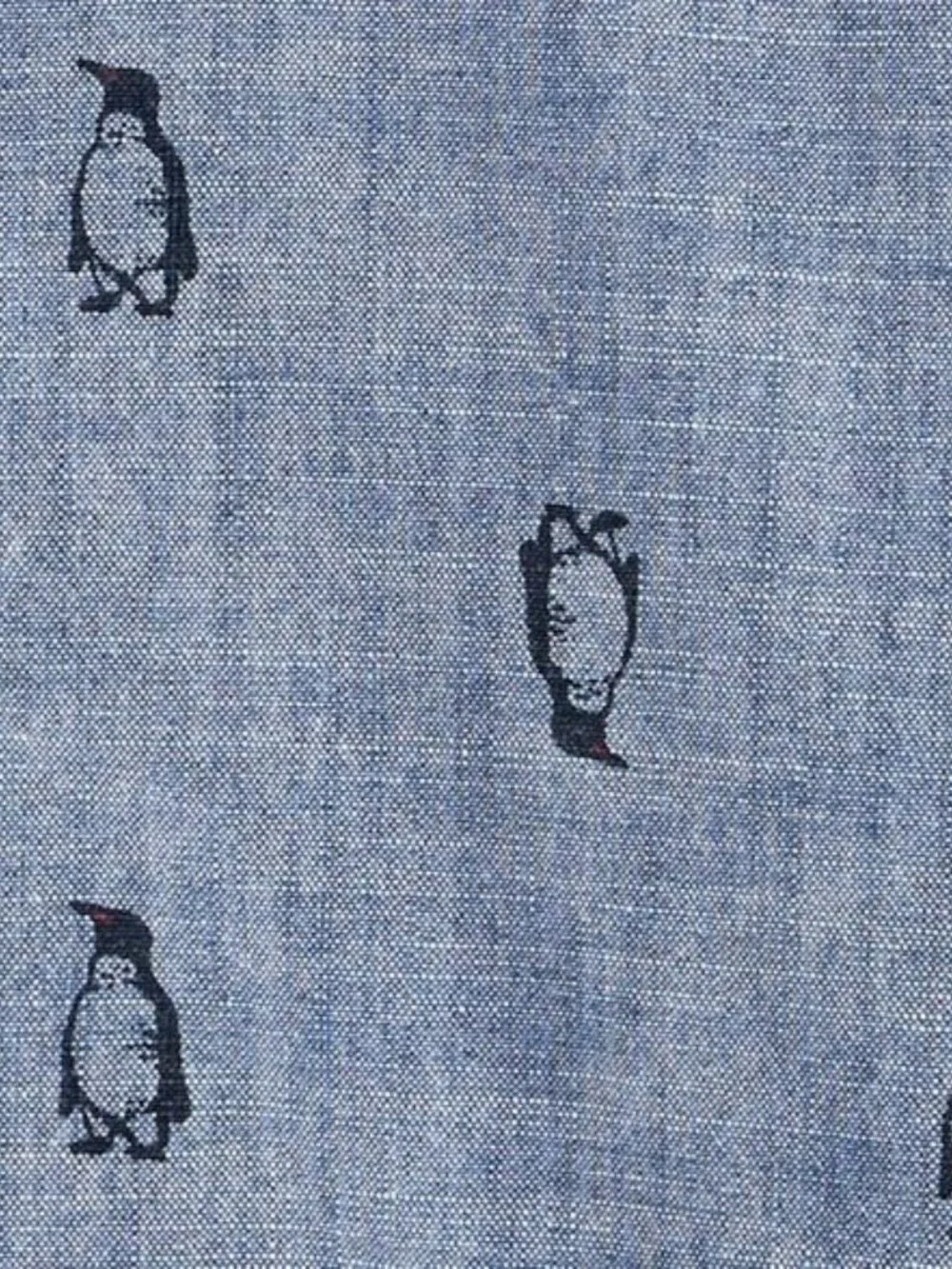 OshKosh Penguin Print Cotton Button-Front Shirt